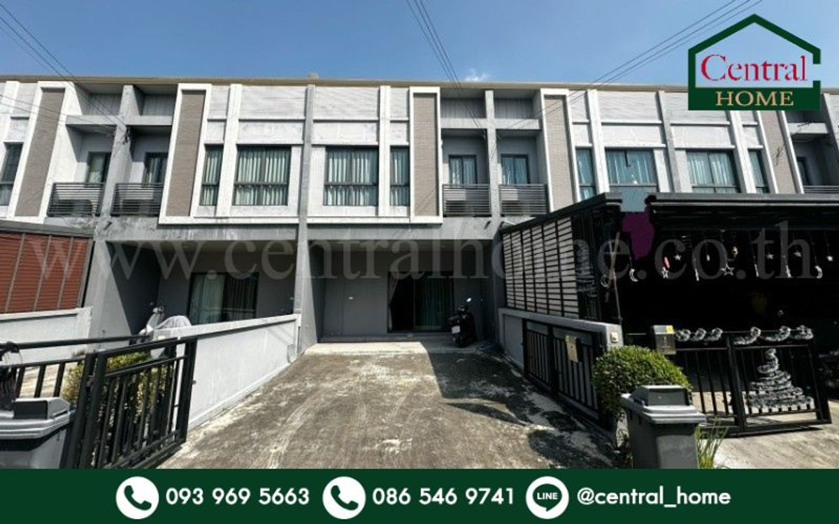 Townhome Verve Tiwanon - Rangsit, ready to move in, cheap price.