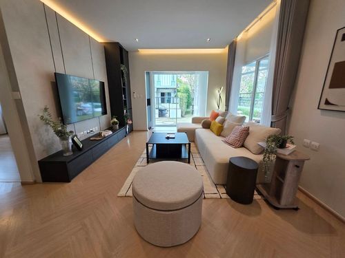 🏡 ให้เช่าบ้านเดี่ยวหมู่บ้าน Villaggio 3 ศรีนครินทร์-บางนา  ตกแต่งสวย ใกล้ Mega Bangna,  โรงเรียนนานาชาติ  (ST-02)