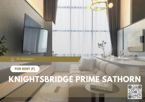 For rent 📍 Knightsbridge Prime Sathorn 📍 Fully furnished with appliances. Near BTS Chong Nonsi.