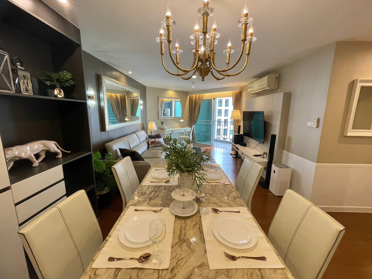 3 Bed condo for rent, prime location walkable to MRT Rama9 ,Belle Grand Rama9 call 089-6620022