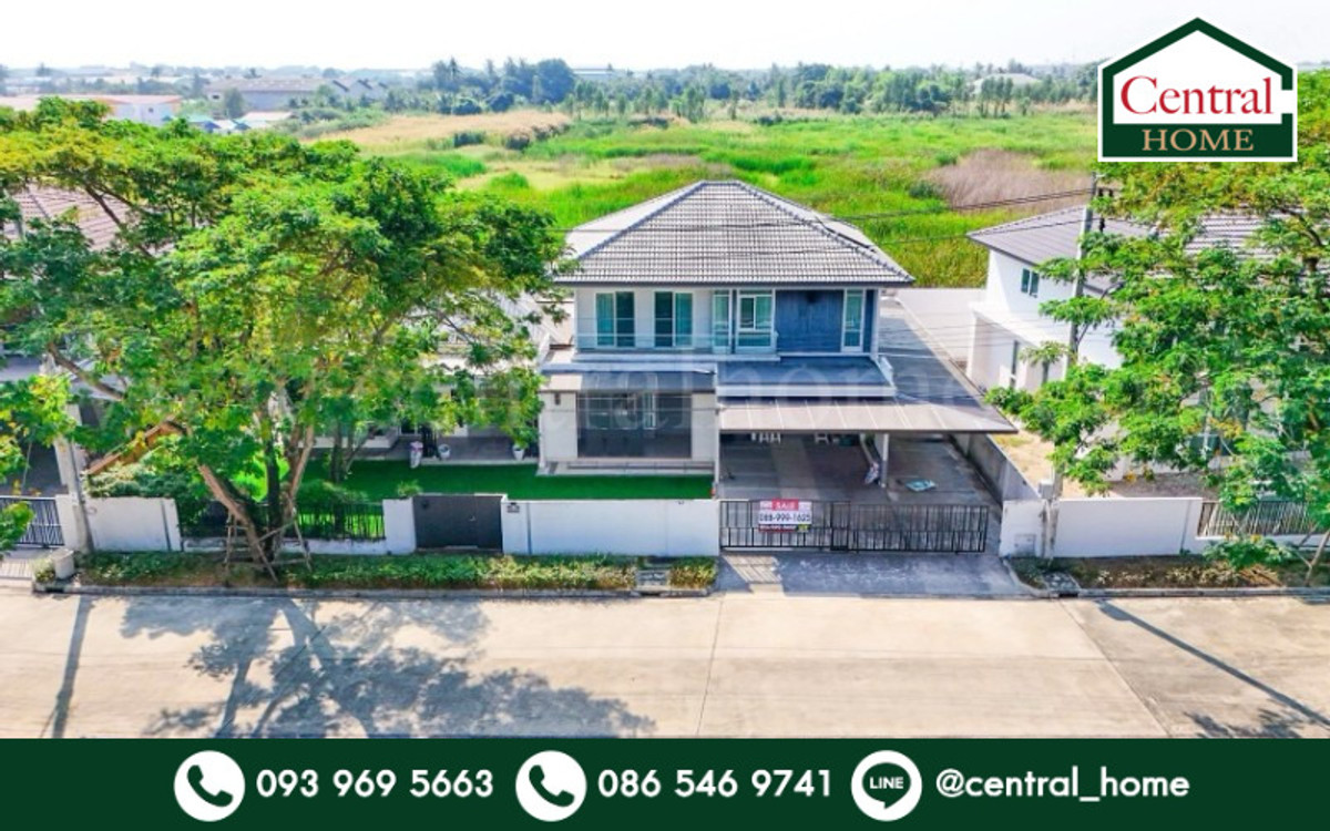 Single house, Manthana Wongwaen - Bang Bon, lake view, largest type in the project. Single house, Manthana Wongwaen - Bang Bon, lake view, largest type in the project.