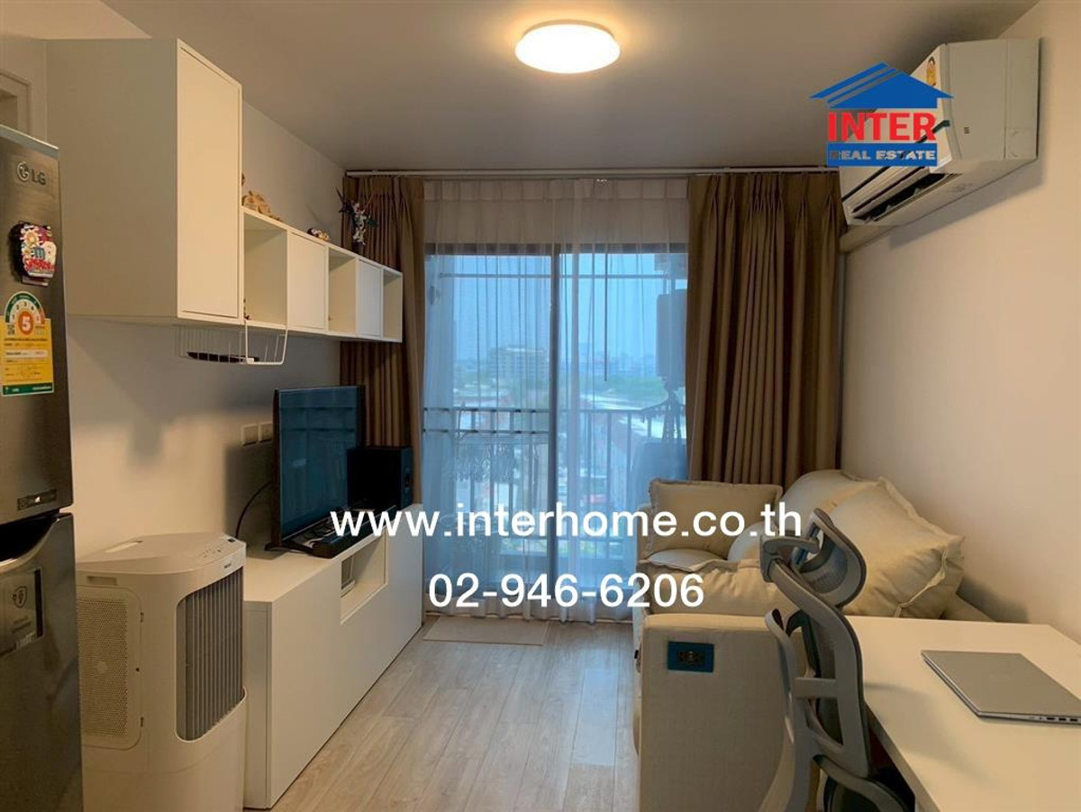 Condominium 34.17 sq m. Yen Sabaidee Condo Lat Phrao 122, Soi Lat Phrao 126, Lat Phrao Road, Wang Thonglang District. Bangkok – รูปที่ 2