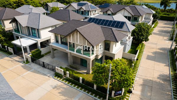 First-hand corner house, never lived in. Willing to sell at a loss, not profit 🔥 Single house for sale Bangkok Boulevard Westgate 🔥 Bangkok Boulevard Westgate / 4 bedrooms #HBGY007