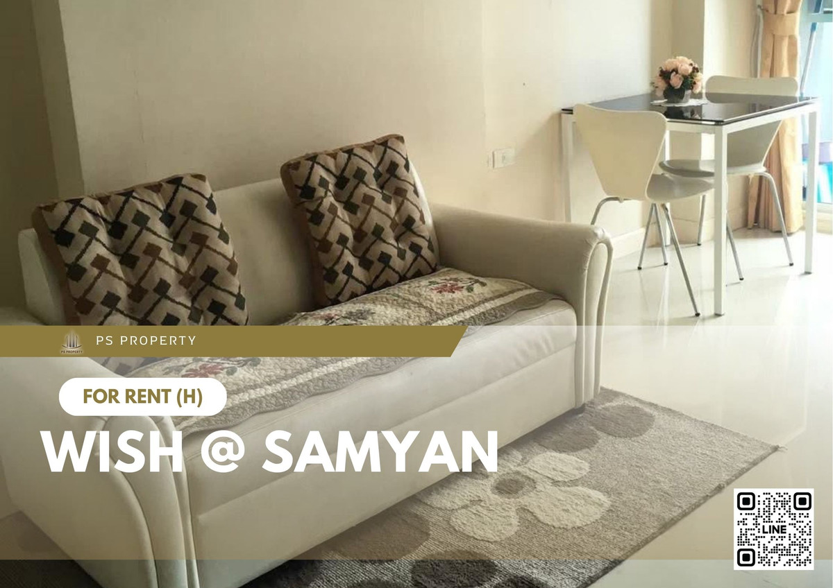 For rent 📍 Wish @ Samyan 📍 Fully furnished with appliances. Near MRT Samyan. For rent 📍 Wish @ Samyan 📍 Fully furnished with appliances. Near MRT Samyan.