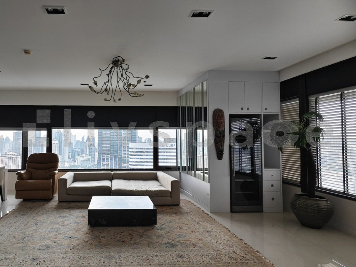 ▚ LE189ツ For Rent: Amanta Lumpini 2 Bed 138.52 sq.m.! 💎 Massive Rare Unit Very High Floor Panoramic City View Stunning Decor Only 85,000 THB!