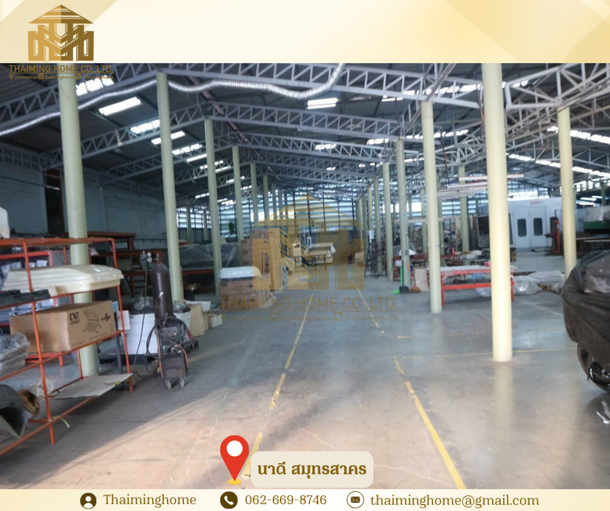 🏭 ให้เช่าโรงงานพร้อมผลิตทันที นาดี สมุทรสาคร พื้นที่รวม 2,400 ตรม.[รหัสทรัพย์TW5-141225] – รูปที่ 3