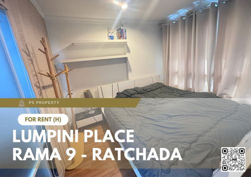 ให้เช่า ✨ Lumpini Place Rama 9 - Ratchada ✨ เฟอร์นิเจอร์ และ เครื่องใช้ไฟฟ้าครบ ใกล้ MRT พระราม 9