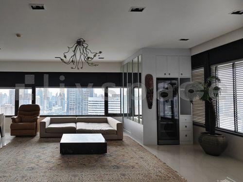 ▚ LE189ツ For Rent: Amanta Lumpini 2 Bed 138.52 sq.m.! 💎 Massive Rare Unit Very High Floor Panoramic City View Stunning Decor Only 85,000 THB!