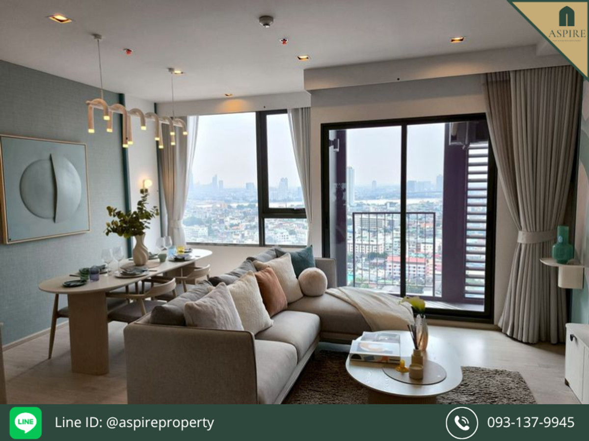 [ขาย] 2 ห้องนอน เรฟเฟอเรนซ์ สาทร-วงเวียนใหญ่ (Reference Sathorn-Wongwianyai) พร้อมอยู่ ใกล้รถไฟฟ้า BTS สถานี วงเวียนใหญ่ 130 m.