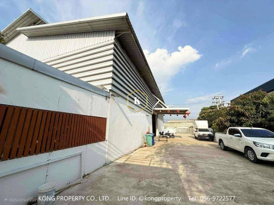 Warehouse for rent, Lat Lum Kaeo, Pathum Thani, near Bang Bua Thong - Suphan Buri Road, size 1 rai. – รูปที่ 3