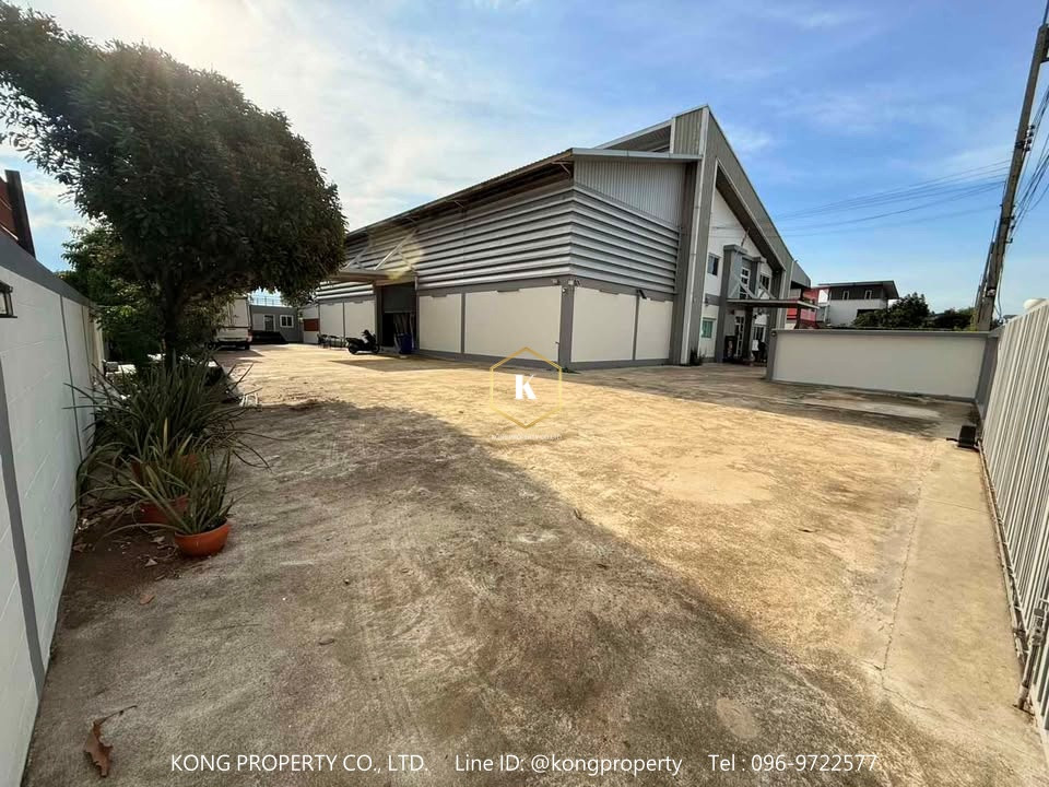 Warehouse for rent, Lat Lum Kaeo, Pathum Thani, near Bang Bua Thong - Suphan Buri Road, size 1 rai. – รูปที่ 2