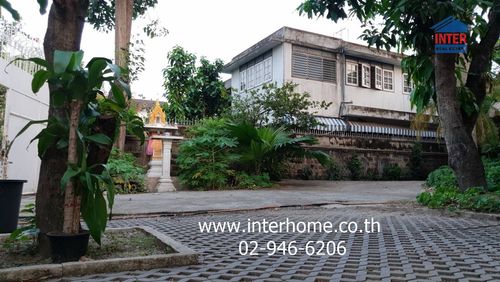 ที่ดิน + บ้านเดี่ยว 2 ชั้น 150 ตร.ว. ขายที่ดินพร้อมบ้านเดี่ยว 2 หลัง และ เรือนรับรอง 1 หลัง หลังห้างตั้งฮั่วเส็งธนบุรี บรรยากาศร่มรื่น เต็มไปด้วยต้นไม้ใหญ่ ใกล้ชิดธรรมชาติ เขตบางกอกน้อย กรุงเทพมหานคร