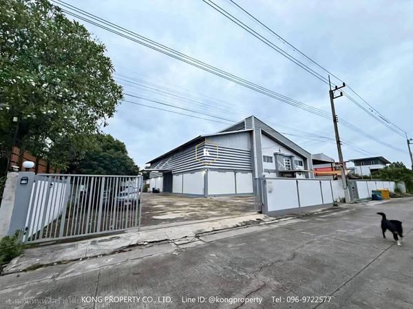 Warehouse for rent, Lat Lum Kaeo, Pathum Thani, near Bang Bua Thong - Suphan Buri Road, size 1 rai.