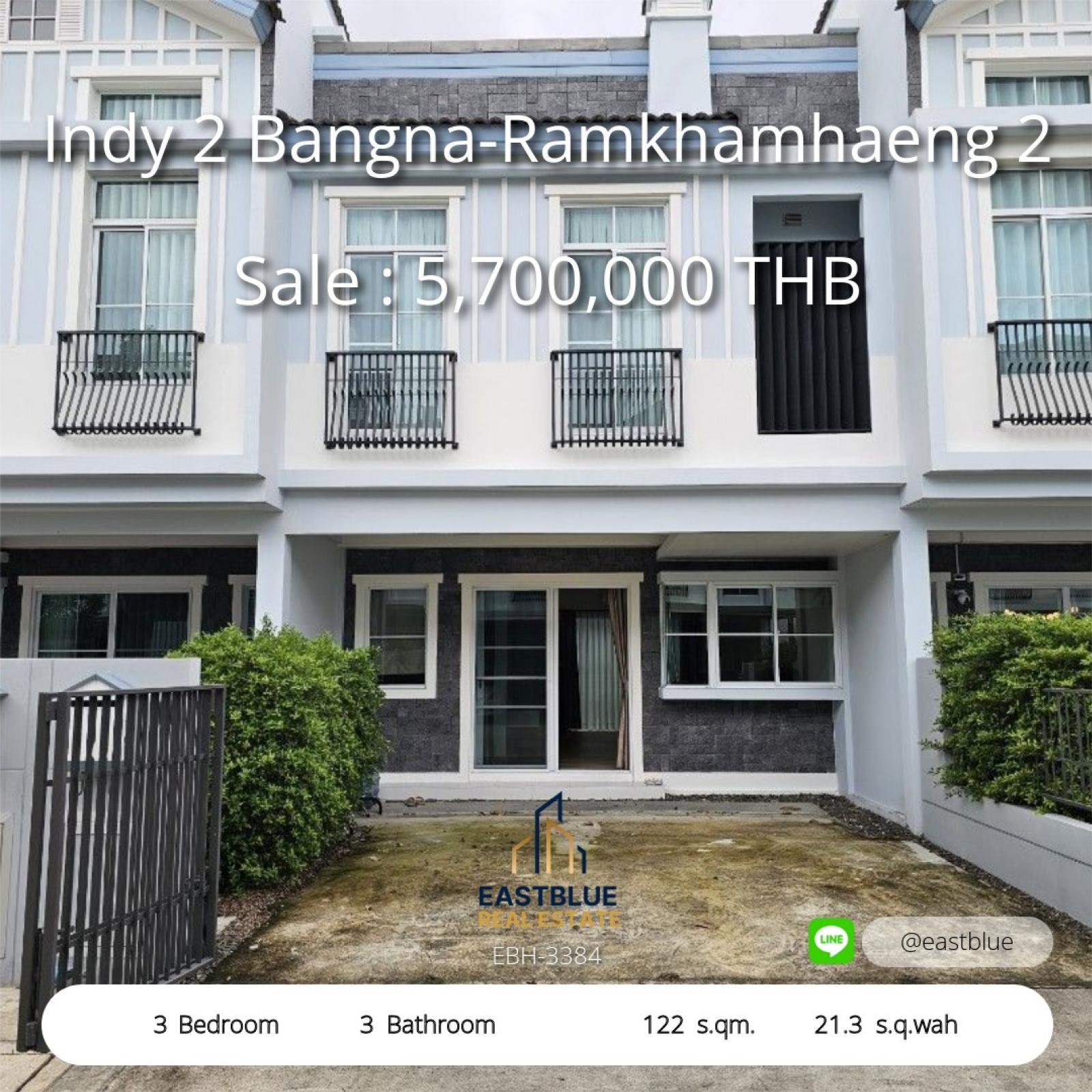 Spacious 3-Bed House in Indy 2 Bangna-Ramkhamhaeng Your Dream Home Awaits at 5.6M THB – Book a Tour Today! 0642748883 Spacious 3-Bed House in Indy 2 Bangna-Ramkhamhaeng Your Dream Home Awaits at 5.6M THB – Book a Tour Today! 0642748883