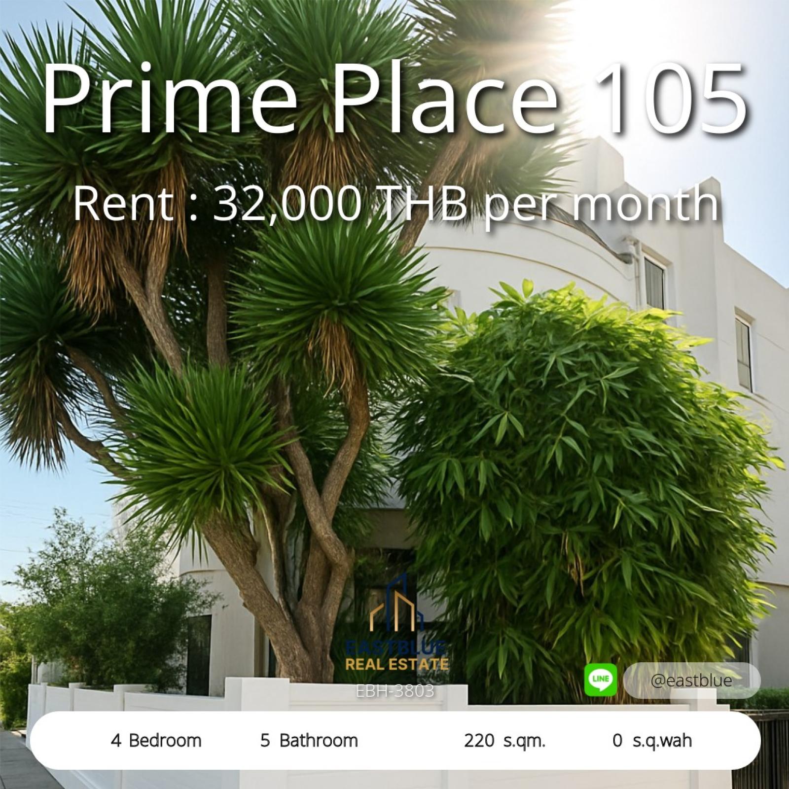 Modern 4-Bed Corner Home with Office Space in Prime Location
Pet-Friendly Luxury Living Near Top International Schools for 32,000 THB/month 0642748883 Modern 4-Bed Corner Home with Office Space in Prime Location
Pet-Friendly Luxury Living Near Top International Schools for 32,000 THB/month 0642748883