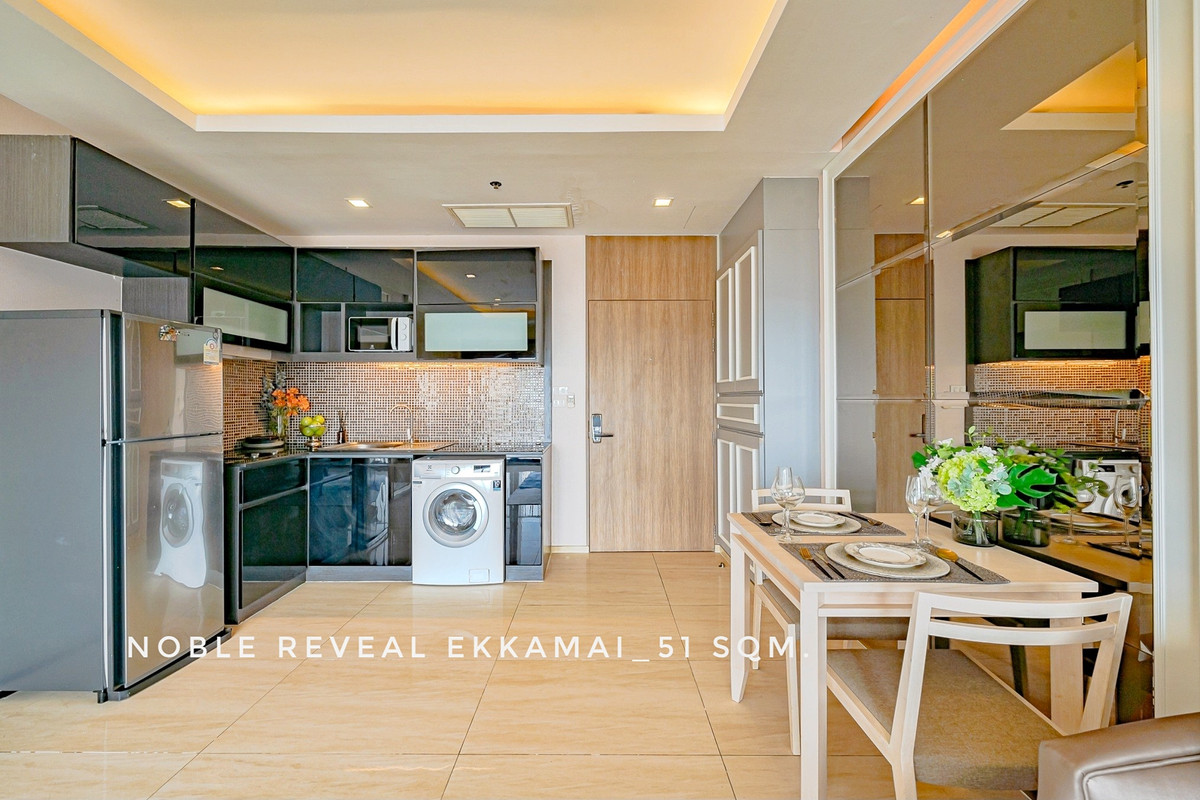 🎉For RENT big size 1 bedroom condo at Noble Reveal Ekkamai locate in very convenient area  – รูปที่ 4