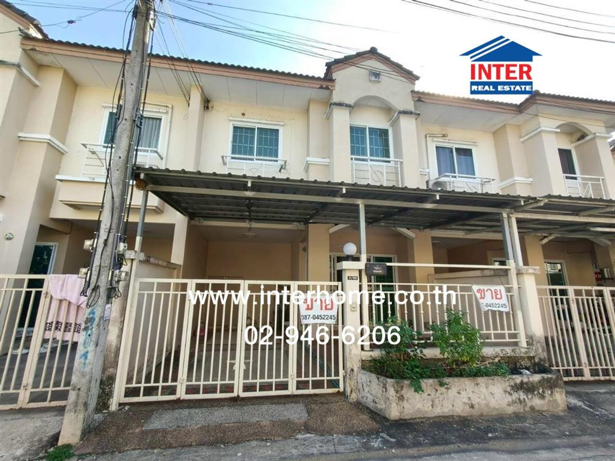 2-story townhouse, 19.5 sq m, Sinthanee Grand Ville Village, Rangsit, Khlong 5, next to Rangsit-Nakhon Nayok Road. Lam Luk Ka Expressway Road, Thanyaburi, Pathum Thani – รูปที่ 4