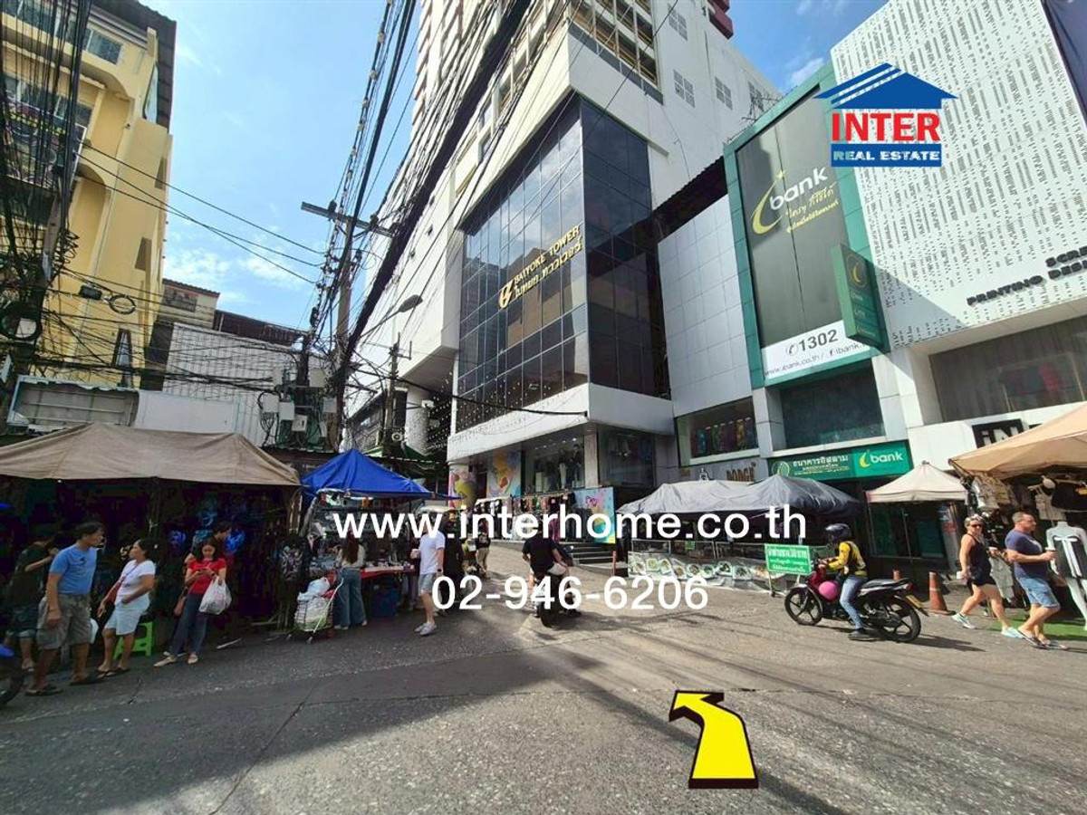 ห้องชุดเพื่อประกอบการค้า (ห้องมุม ทำเลดี) 28.85 ตร.ม. อาคารใบหยกทาวเวอร์1 ชั้น2 ใกล้อินทราสแควร์ ซอยราชปรารภ1 ถนนเพชรบุรี ถนนราชปรารภ เขตราชเทวี กรุงเทพมหานคร – รูปที่ 2