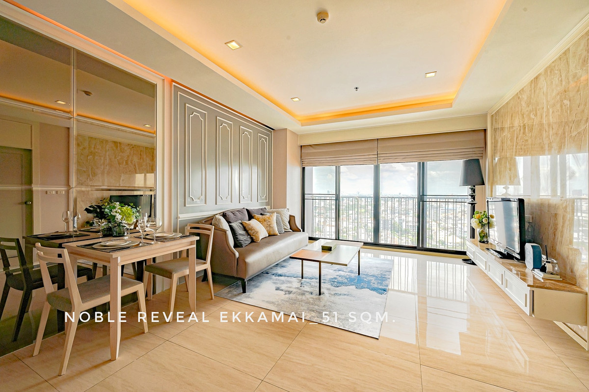 🎉For RENT big size 1 bedroom condo at Noble Reveal Ekkamai locate in very convenient area  – รูปที่ 2