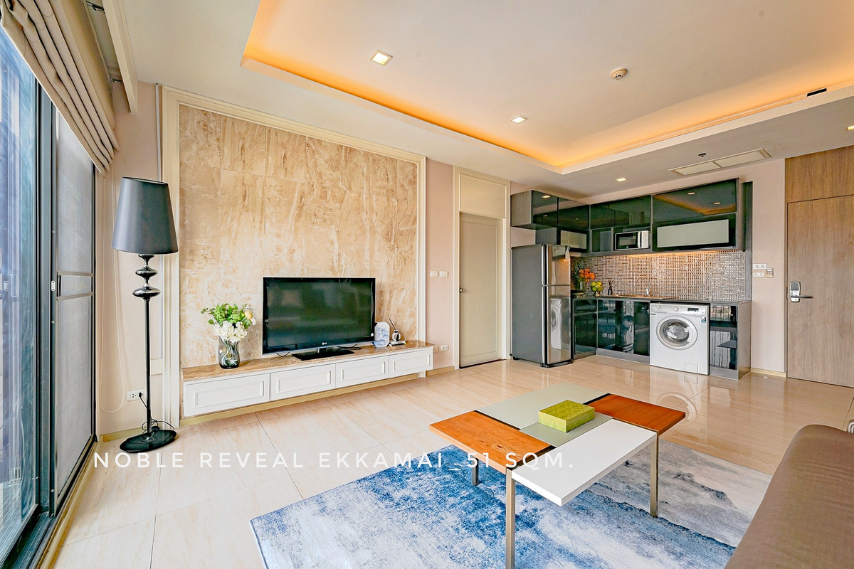 🎉For RENT big size 1 bedroom condo at Noble Reveal Ekkamai locate in very convenient area  – รูปที่ 3