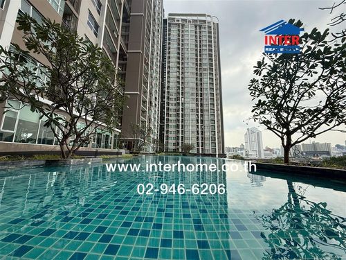 Condominium 41.5 sq m. Supalai Veranda Rama 9, Soi Rama 9, Soi 9, Rama 9 Road, Ramintra-Bang Kapi Expressway, Huai Khwang District, Bangkok.