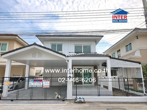 บ้านเดี่ยว 2 ชั้น 41.2 ตร.ว. หมู่บ้านศุภาลัยวิลล์ ศรีสมาน-ปทุมธานี ซอยธรรมสุธีร์ ถนนปทุมธานี-สานใน ถนนสรงประภา เมืองปทุมธานี ปทุมธานี