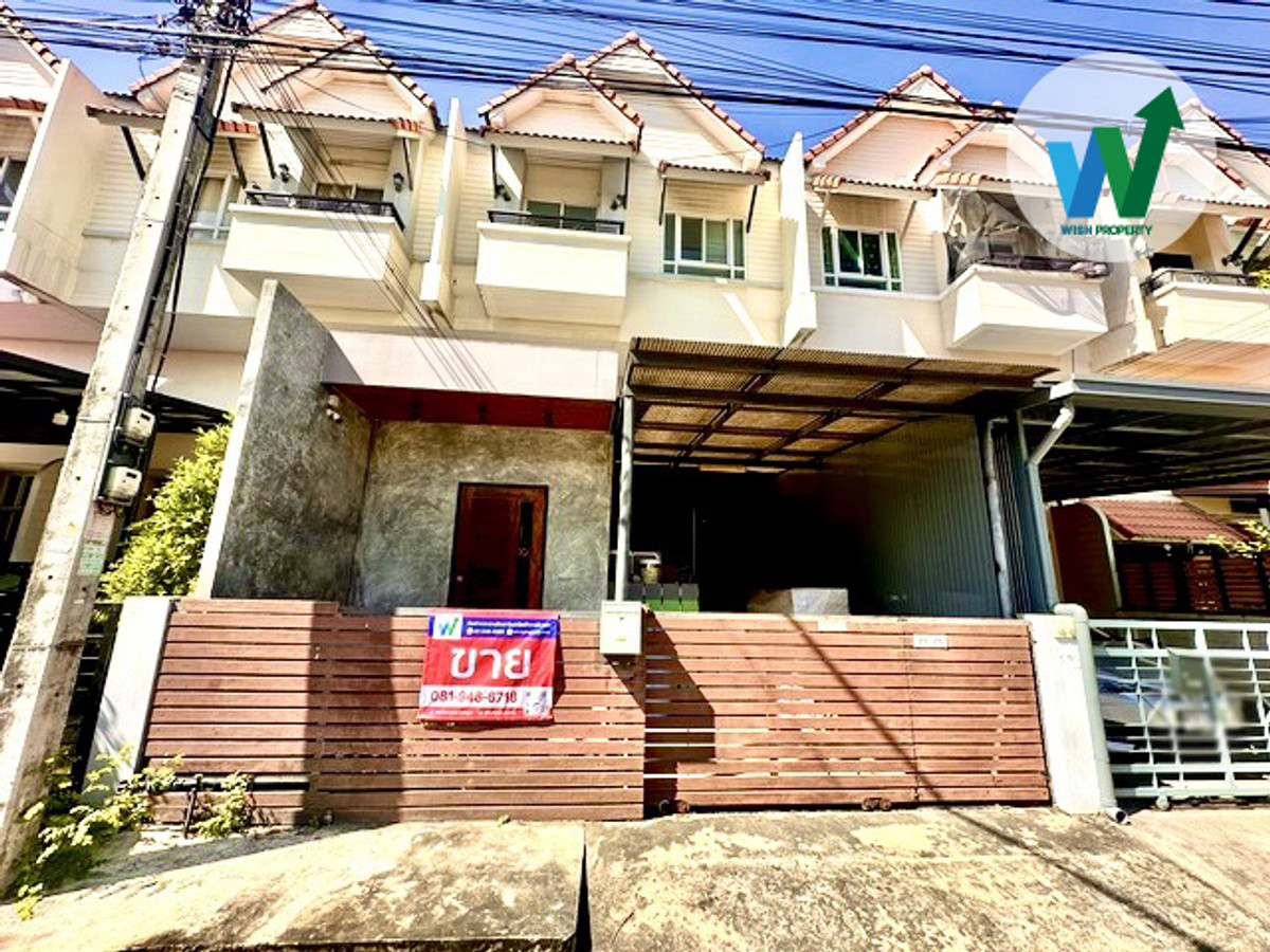 Townhome for sale, 2.5 floors, Baan Thaworn Villa, Lam Luk Ka, Khlong 3