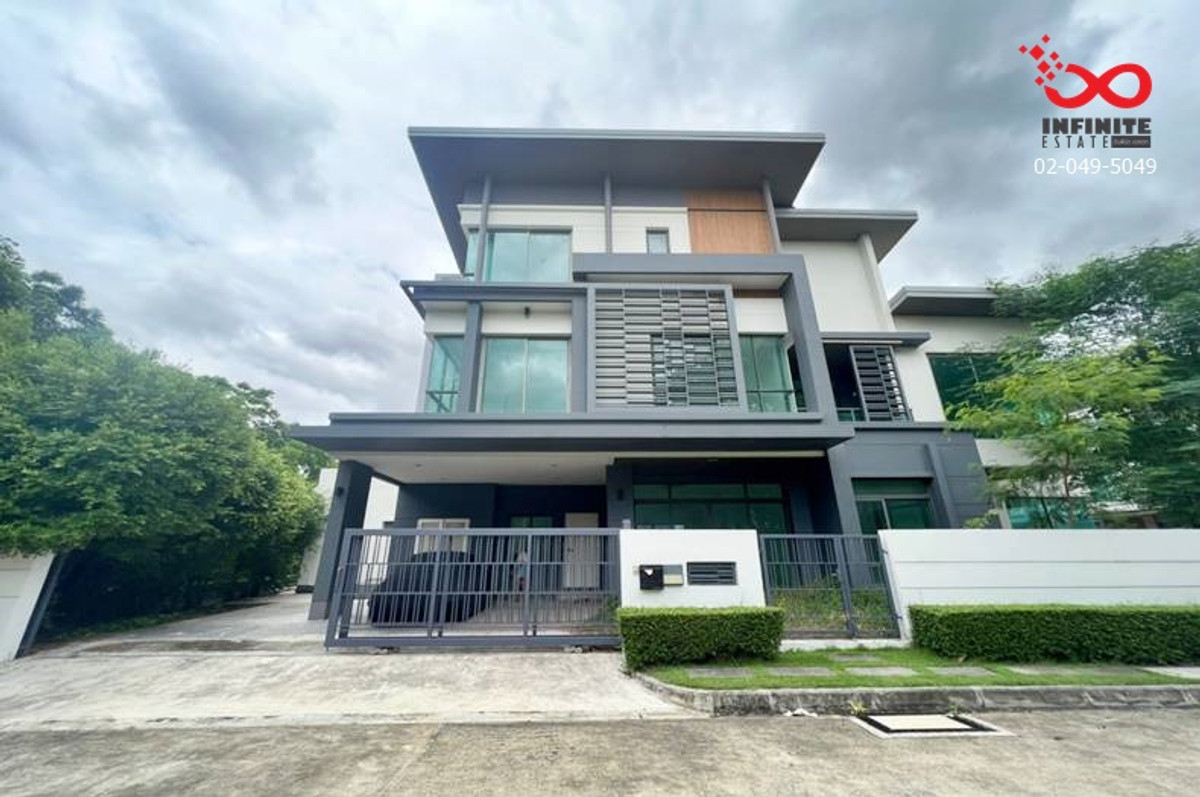 3-story house for sale, Narasiri Hideaway Nawamin-Prasertmanukit. 92 sq m, corner house – รูปที่ 3