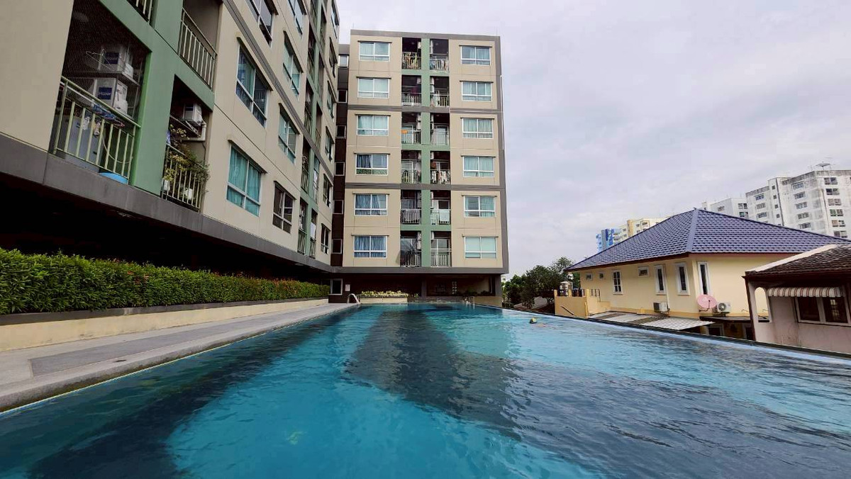 Urgent sale! Lumpini Mixx Thepharak Condo - large room, 1st floor, 52.32 sq m., feels like staying at home, single house.