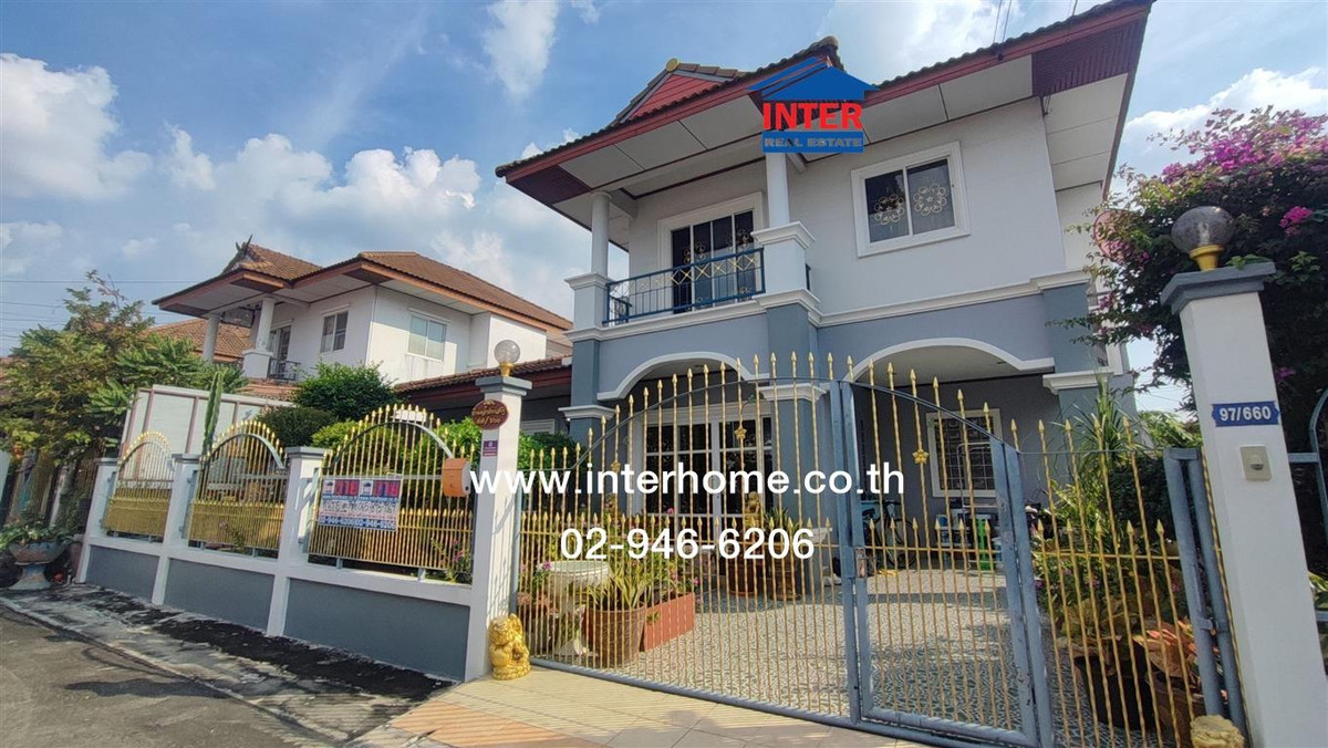 บ้านเดี่ยว 2 ชั้น 52.5 ตร.ว. หมู่บ้านซื่อตรง ดรีมเวิลด์ ถนนเลียบคลอง3 ถนนรังสิต-นครนายก ถนนวิภาวดีรังสิต ธัญบุรี ปทุมธานี – รูปที่ 2