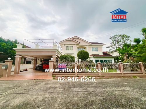 บ้านเดี่ยว 2 ชั้น 145.9 ตร.ว. หมู่บ้านสีวลี2 ใกล้ฟิวเจอร์ปาร์ครังสิต ซอยรังสิต-นครนายก52 ถนนรังสิต-นครนายก ธัญบุรี ปทุมธานี