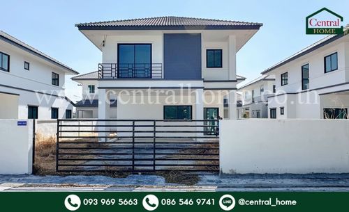 Single house, large plot, Panyasiri Lat Lum Kaeo, Phase 2, first hand house.