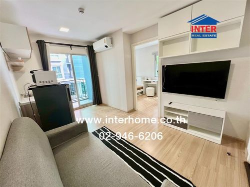 Condominium 26.48 sq m. Plum Condo Mix Chaengwattana Phase 4, Building D, near Phranakhon Rajabhat University. Next to Soi Chaengwattana 1, Chaengwattana Road, Lak Si District, Bangkok