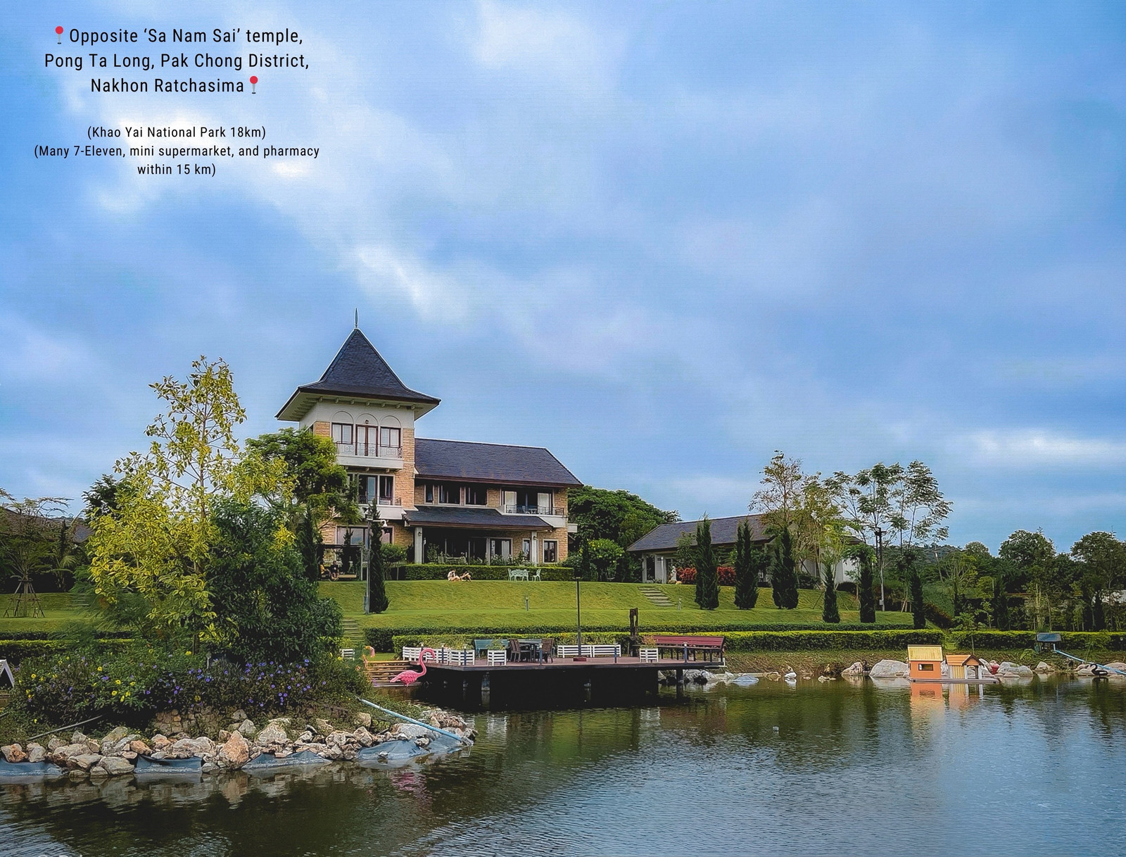 Khao Yai vacation home, shady, large plot, prime location. Khao Yai vacation home, shady, large plot, prime location.