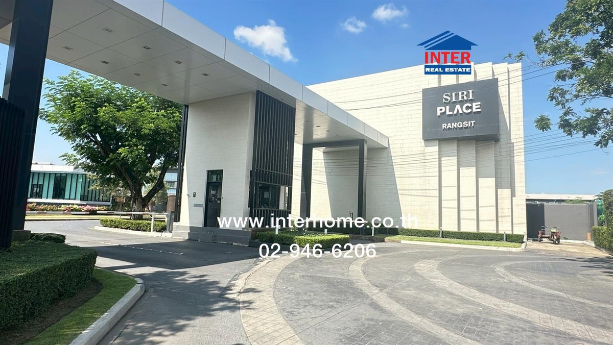 Townhouse, 2 floors, 16.2 sq m, Siri Place Village, Rangsit, Rangsit-Pathum Thani Road, Vibhavadi Road, Mueang Pathum Thani, Pathum Thani.