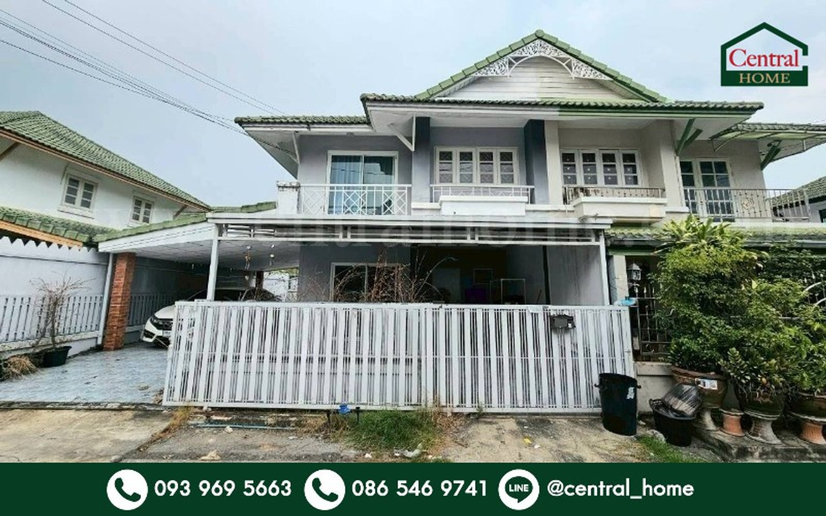 Twin house Pruksa 12 Rangsit - Khlong 3, lowest price in the project.
