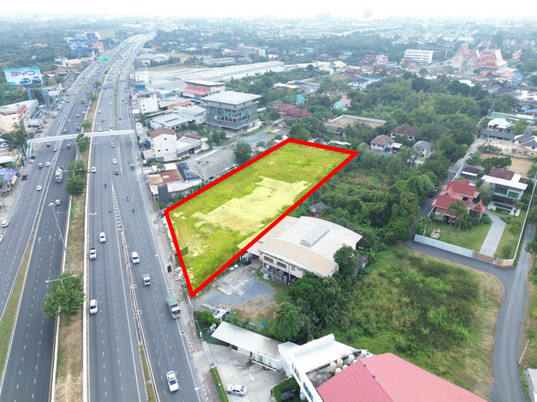 ขาย ที่ดิน ริมถนนราชพฤกษ์ ต.บางรักน้อย 3 ไร่ 2 งาน 35.8 ตรว เหมาะทำการค้า CC