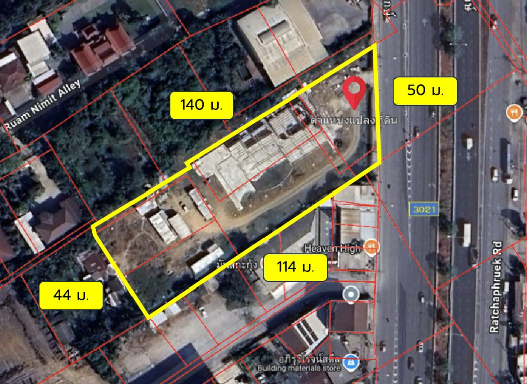 ขาย ที่ดิน ริมถนนราชพฤกษ์ ต.บางรักน้อย 3 ไร่ 2 งาน 35.8 ตรว เหมาะทำการค้า CC – รูปที่ 2