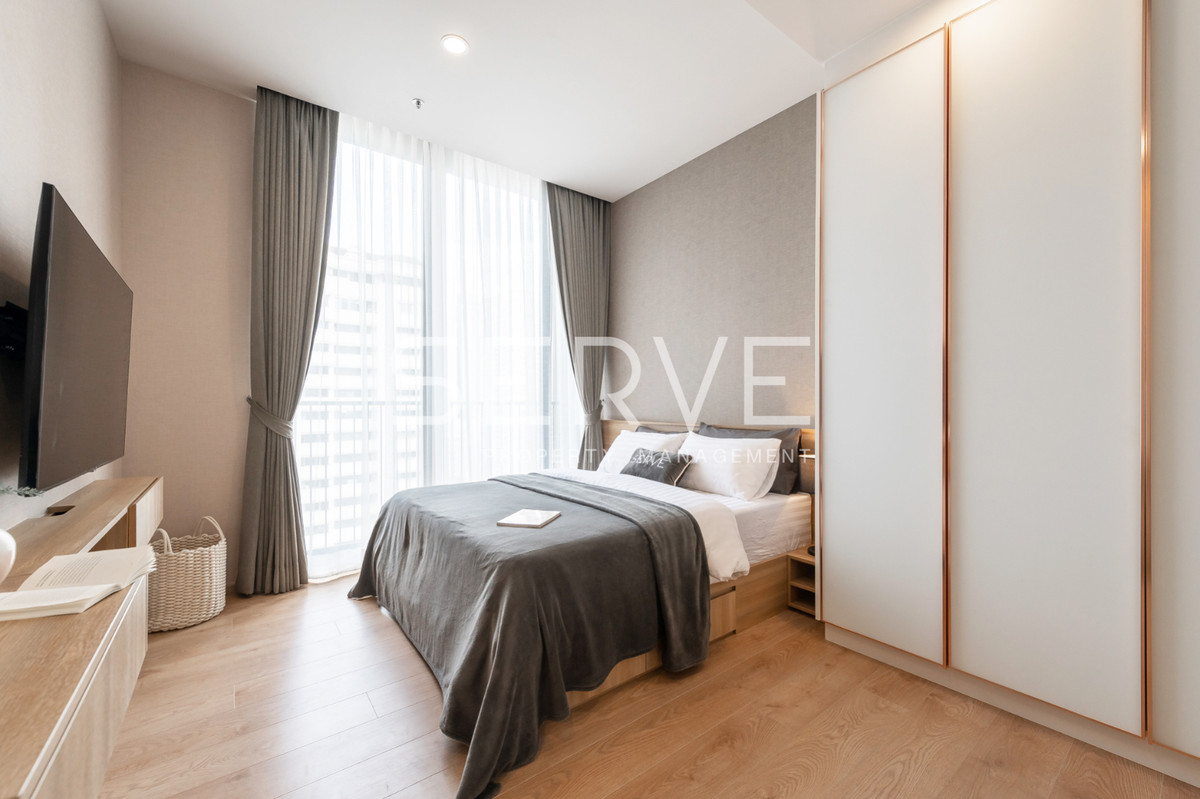 🔥42K🔥- 2 นอน แต่งสวยๆ สไตล์ Modern ชั้นสูง ทำเลดี คอนโดใกล้รถไฟฟ้า 2 สายทั้ง BTS อโศก & MRT สุขุมวิท 550 ม. ที่ Noble BE19 / ให้เช่าคอนโด – รูปที่ 4