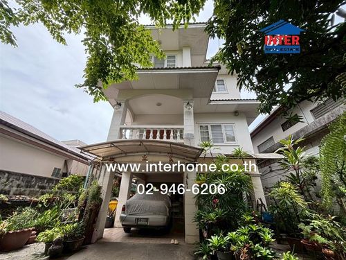 3-story detached house, 67 sq m, Prachaniwet Village 2, Soi Samakkhi 65, Prachachuen Road, Samakkhi Road, Pak Kret, Nonthaburi.