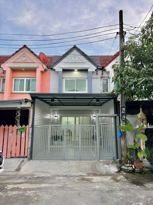 2-story townhouse for sale, Tem Rak Village, Soi 21, area 16 square wah, 2 bedrooms, Bang Khu Rat Subdistrict, Bang Bua Thong District. Nonthaburi Province