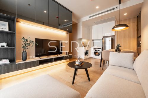 🔥42K🔥- 2 นอน แต่งสวยๆ สไตล์ Modern ชั้นสูง ทำเลดี คอนโดใกล้รถไฟฟ้า 2 สายทั้ง BTS อโศก & MRT สุขุมวิท 550 ม. ที่ Noble BE19 / ให้เช่าคอนโด