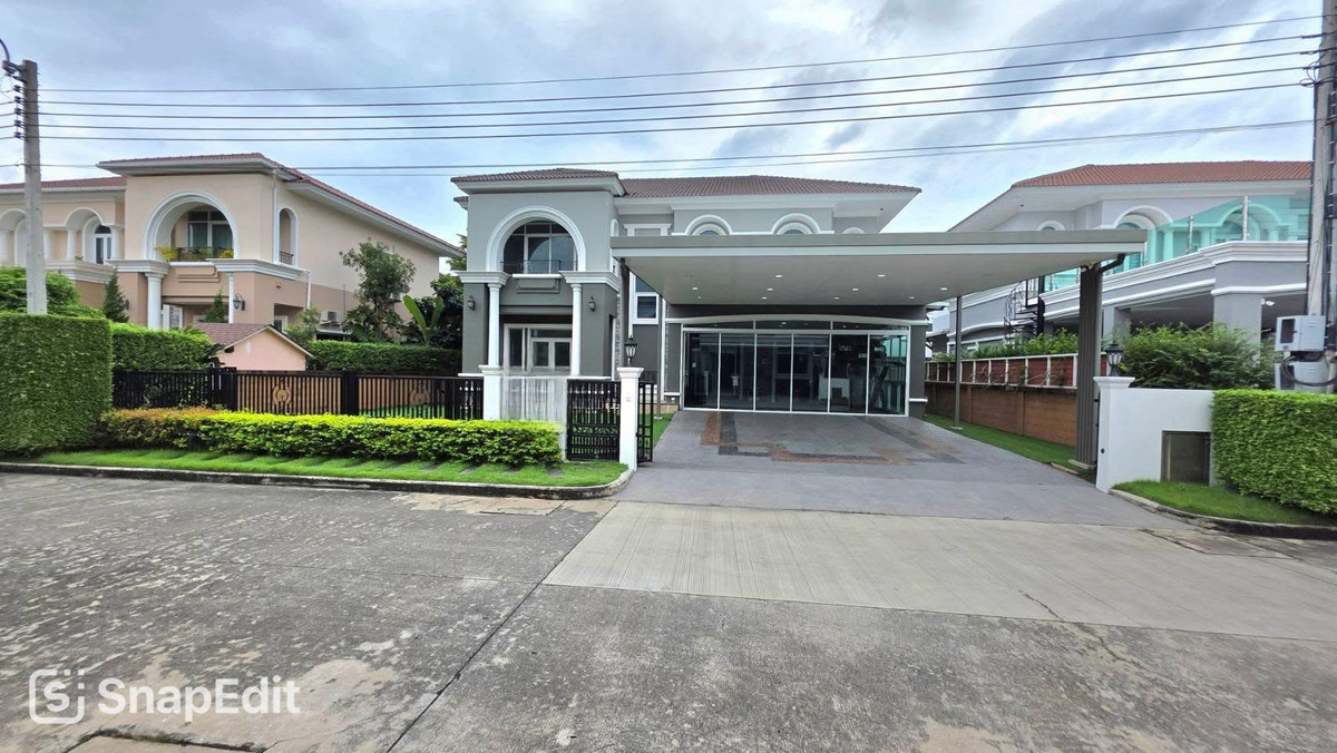 Luxury Single House for Sale Two Grand Monaco Bangna–Wongwaen | New House 113.5 sq.wah Near Mega Bangna