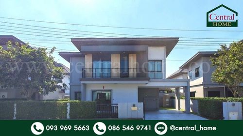 Single house, Venue Flow Chaengwattana, beautifully decorated, fully furnished, ready to move in.