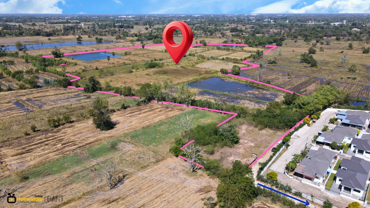 Beautiful plot of land for sale, 74 rai, suitable for a housing project, close to Robinson Surin, only 1 km.  – รูปที่ 2