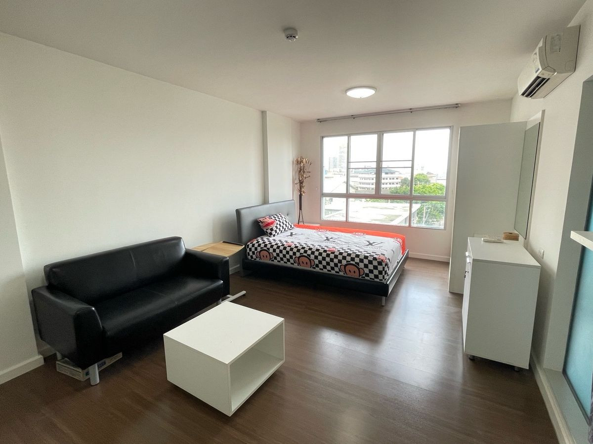 ขายคอนโดห้องสตูดิโอ 30 ตรม. พร้อมเฟอร์ โครงการ d condo sathupradit 49 (S5265)