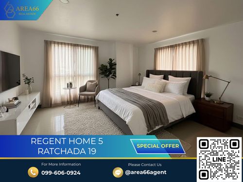 🔥 ขายด่วน!! คอนโด Regent Home 5 Ratchada 19