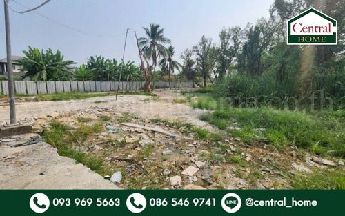 Vacant land 2-3-8 rai square wah, Soi Mahasawat - Bang Kruai, beautiful plot, already filled.