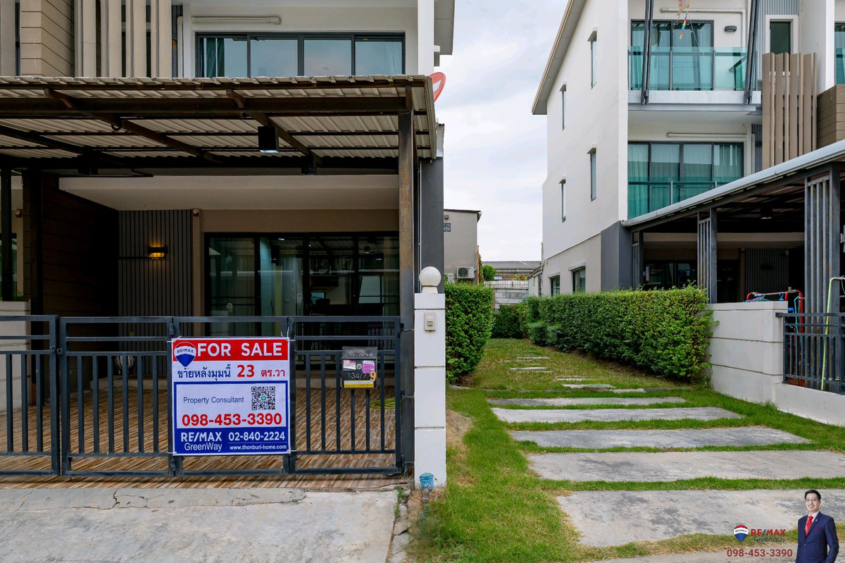 [#Corner house New🔸️ Listing! 2026] 🔸️ Town Avenue Cocos townhome from Sansiri 23 sq m (#model house 🔔 ) Rama II Soi 50, Intersection 7, near Central Rama II, only 700 meters [Selling at a loss of up to 1.5 million, come at a special price!!] – รูปที่ 3