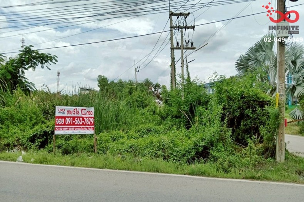 Empty land for sale, 5-1-9 rai, Lam Luk Ka, Khlong 8, easy in and out, Lam Luk Ka 151 – รูปที่ 3